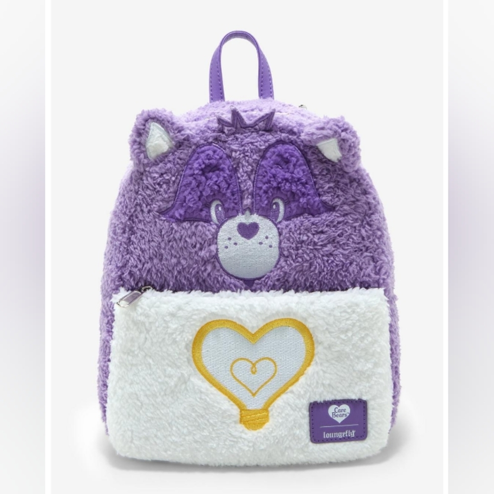 NWT Bright Heart Raccoon Loungefly backpack